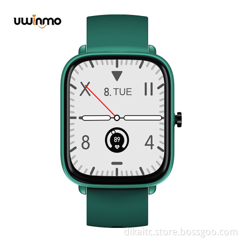 2021 New Full Touch Screen Step Counting Smart Watch Heart Rate Monitoring Sports Smart Bracelet IP67 Large Screen UM60 smart wa